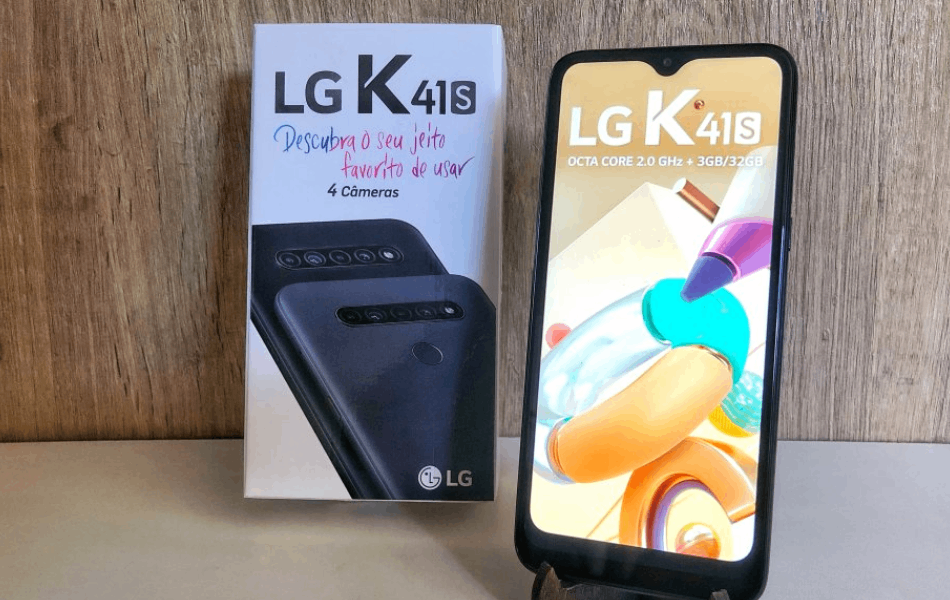 Smartphone LG K41s Ambientado